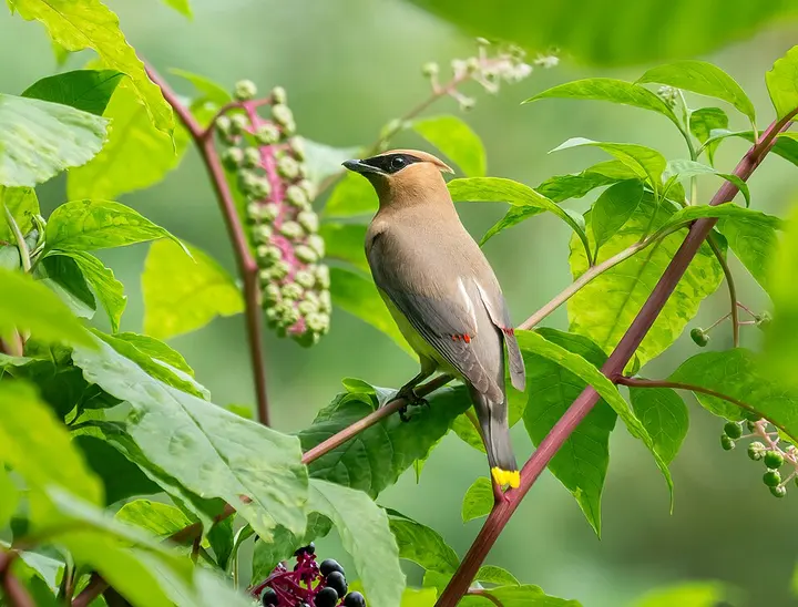 Cedar waxwing